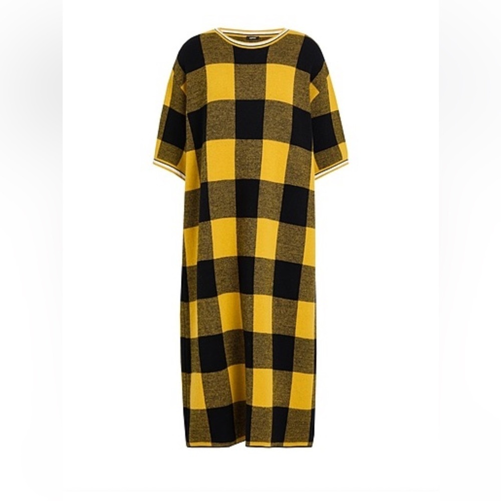 Aspesi plaid magpie Women Midi Dress size 44 (L)